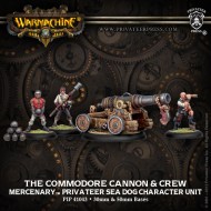 the commodore cannon and crew mercenary privateer sea dog character unit